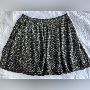 Beaded Silk Skirt
